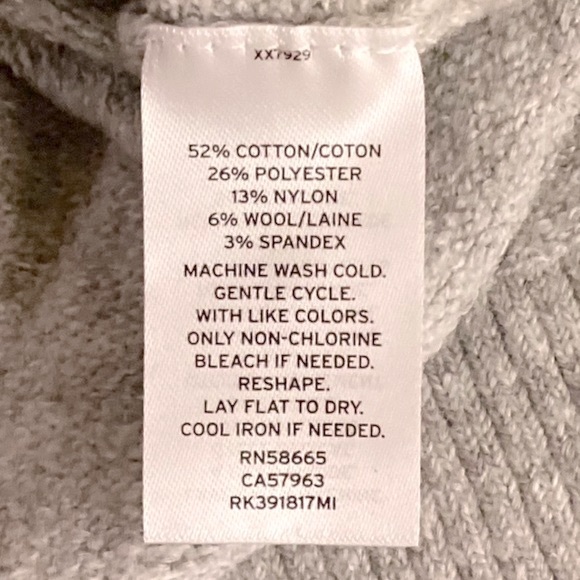 MELROSE & MARKET V - Neck Heather Gray Sweater - Picture 8 of 9